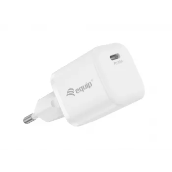 Equip 1-Port 20W USB-C PD Lādētājs Iekštelpām Balts 100-240V