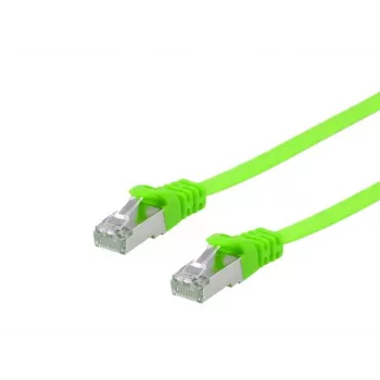 Tīkla kabelis Equip Cat.6A U/FTP plakanais savienojuma kabelis RJ-45 Cat6a 0,5 m Zaļš