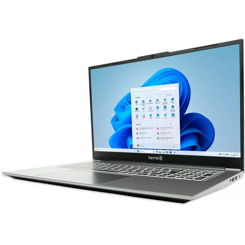 TERRA MOBILE 1717R Intel® Core™ i5 i5-1334U klēpjdators 43,9 cm (17,3 collas) Full HD 16 GB DDR4-SDRAM 1 TB SSD Wi-Fi 6 (802.11ax) Windows 11 Home pelēks