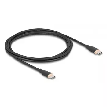 USB kabelis DeLOCK 81239 2,5 m USB C Melns USB 2.0 0.48 Gbit/s
