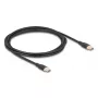 USB kabelis DeLOCK 81239 2,5 m USB C Melns USB 2.0 0.48 Gbit/s