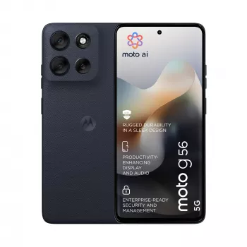 Mobilais telefons MOTOROLA moto g56 5G 6.72 collu (17.1 cm) Hibrīds Dual SIM, MediaTek Dimensity 7060 2.6 GHz, 8 GB RAM, 256 GB, 5200 mAh, Melns