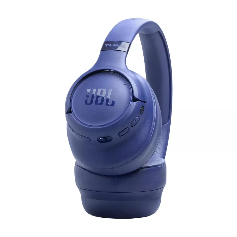 JBL Tune 780NC austiņas ar kabeli un bezvadu, loka dizains, zilas, USB Type-C, Bluetooth