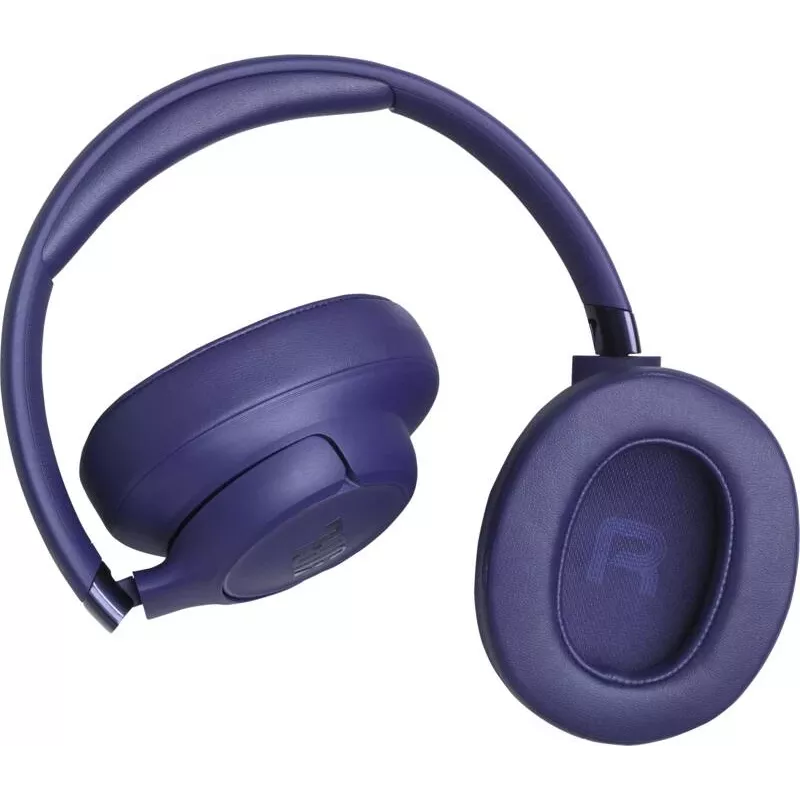JBL Tune 780NC austiņas ar kabeli un bezvadu, loka dizains, zilas, USB Type-C, Bluetooth