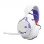 Austiņas JBL Quantum 650 — Bezvadu Bluetooth, USB-C, Apkārtauss, Galvas lente, Balta, 20–20000 Hz