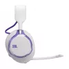 Austiņas JBL Quantum 650 — Bezvadu Bluetooth, USB-C, Apkārtauss, Galvas lente, Balta, 20–20000 Hz