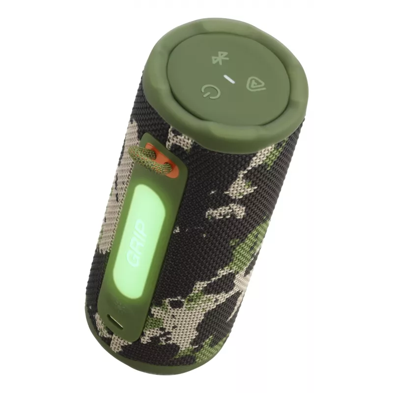 Pārnēsājams mono skaļrunis JBL Grip Mono Camouflage — 16 W, Bluetooth, 70–20 000 Hz