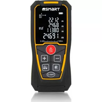 Lāzera attāluma mērītājs Smart 06-01100, kompakts rokas mērinstruments