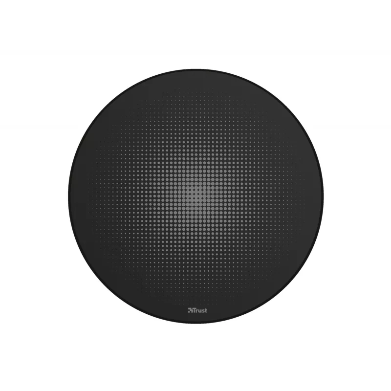 Trust Mika Melna Apaļa Grīdas Paklājs 117 cm