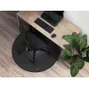 Trust Mika Melna Apaļa Grīdas Paklājs 117 cm