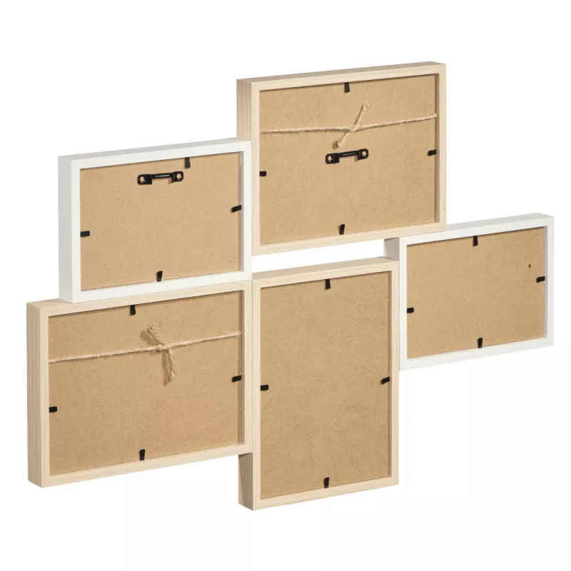 Daudzattēlu rāmis Hama Kalmar Oak White MDF