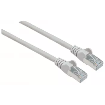 Intellinet tīkla vads, Cat6, 3m, Pelēks, Varš, S/FTP, LSOH/LSZH, RJ45, Apzeltīti kontakti, Aizsargvāciņš, Mūža garantija