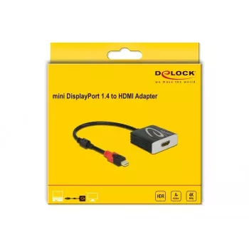 Aktīvs mini DisplayPort 1.4 uz HDMI adapteris DeLOCK 65302