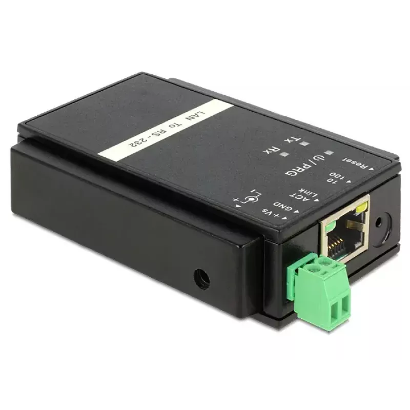 Delock 62504 Ethernet LAN (TCP/IP) uz seriālo RS-232 pārveidotājs