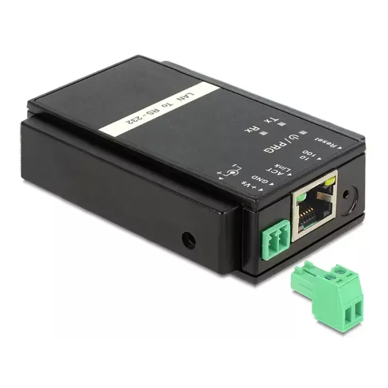 Delock 62504 Ethernet LAN (TCP/IP) uz seriālo RS-232 pārveidotājs