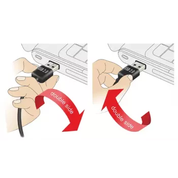 USB kabelis DeLOCK 2m USB 2.0 A - micro-B m/m