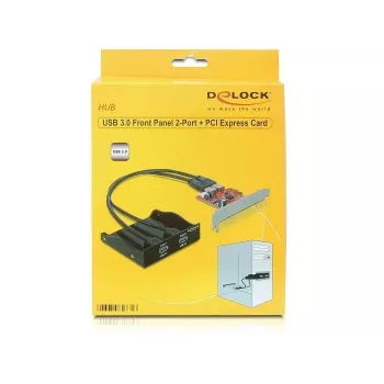 DeLOCK 61775 USB 3.2 Gen 1 interfeisa karte ar priekšējo paneli 3.5 inch nodalījumam
