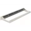 Delock 43280 Keystone komutācijas panelis, 19", 48 porti, 1U, melns