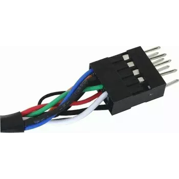 FireWire kabelis DeLOCK 82379 0.016 m Melns Tēviņš/Tēviņš