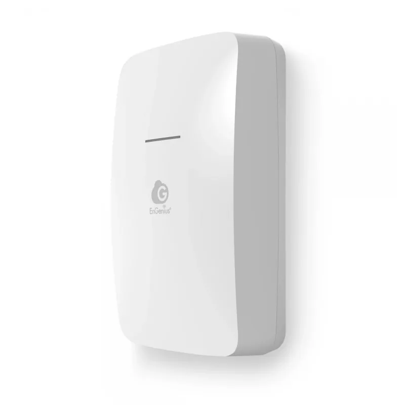 EnGenius ECW215 Cloud Managed sienas plates piekļuves punkts Wi-Fi 6 2x2 1.2 Gbps GbE PoE.af 2x4 un 2x 5 dBi