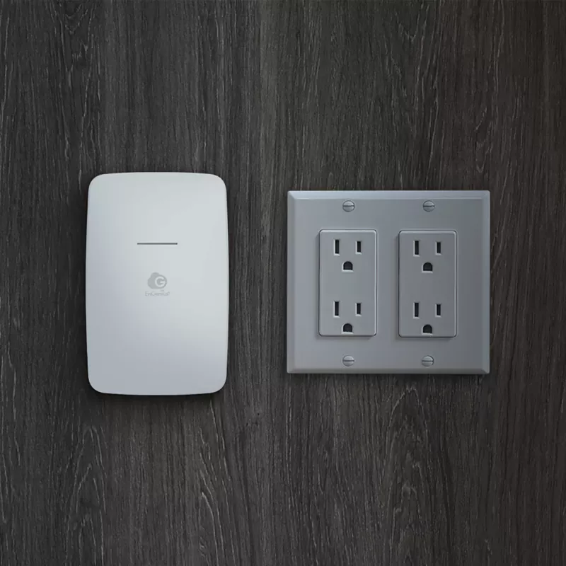 EnGenius ECW215 Cloud Managed sienas plates piekļuves punkts Wi-Fi 6 2x2 1.2 Gbps GbE PoE.af 2x4 un 2x 5 dBi