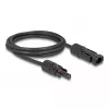 DeLOCK DL4 Saules kabelis 6 mm² vīrietis-sieviete 5 m melns