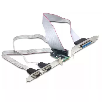 DeLOCK 95232 interfeisa karte Mini PCI Express ar 2x COM un 1x LPT