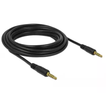 Audio kabelis DeLOCK 85699 5m 3.5mm Melns