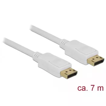 DisplayPort kabelis DeLOCK 84861 7 m Balts