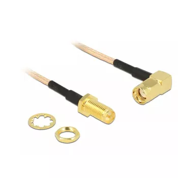 Koaksiālais kabelis DeLOCK 0.16m 2xRP-SMA