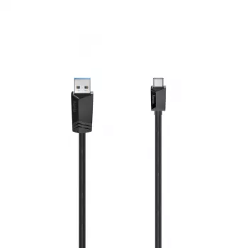 Hama 00200652 USB kabelis USB 3.2 Gen 1 (3.1 Gen 1) 1,5 m USB-C uz USB-A Melns