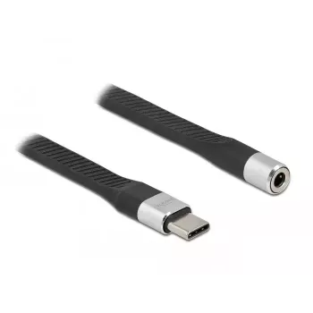 DeLOCK 86942 FPC plakanais lentes kabelis USB Type-C uz 3,5 mm stereo ligzdu, 10 cm
