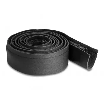 DeLOCK Neoprēna kabeļu uzmava ar rāvējslēdzēju 3 m x 100 mm melna