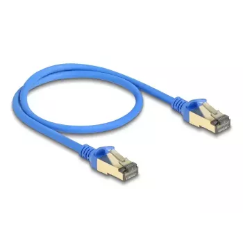 DeLOCK RJ45 tīkla kabelis Cat.8.1 F/FTP Slim 0,5 m zils