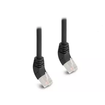 Tīkla kabelis DeLOCK RJ45 Cat.6A 45° leņķa 0,5 m melns