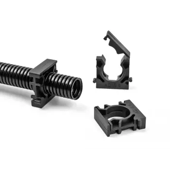 Kabeļa turētājs DeLOCK 60485 21,2 mm melns 4 gabali
