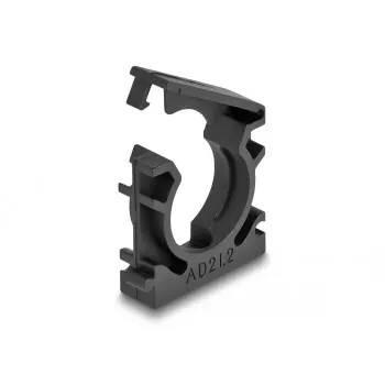 Kabeļa turētājs DeLOCK 60485 21,2 mm melns 4 gabali