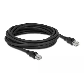 DeLOCK tīkla kabelis RJ45 Cat.6A F/UTP 5 m Melns