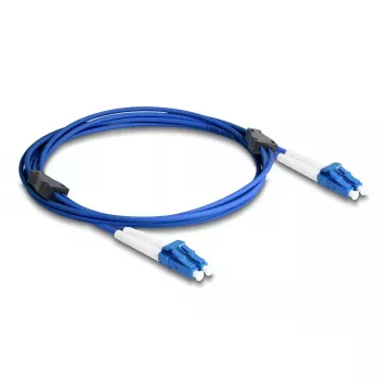 DeLOCK optiskās šķiedras kabelis LC Duplex uz LC Duplex Singlemode OS2 2m