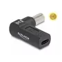 DeLOCK Adapter USB Type-C sievišķais uz IBM 7,9 x 5,5 mm vīrišķais 90° leņķī