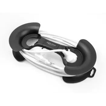 DeLOCK Kabeļu tinējs 375 x 170 mm melns Plastmasa
