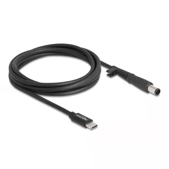 DeLOCK Laptop Uzlādes Kabelis USB Type-C vīriešu uz HP 7.4 x 5.0 mm vīriešu 1.5m 20V