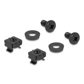 Kabeļa kronšteins DeLOCK 66979 83 x 60 mm melns polikarbonāts