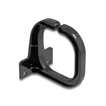 Kabeļa kronšteins DeLOCK 66979 83 x 60 mm melns polikarbonāts