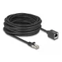 DeLOCK 90323 tīkla kabelis Cat6a S/FTP 10 m melns