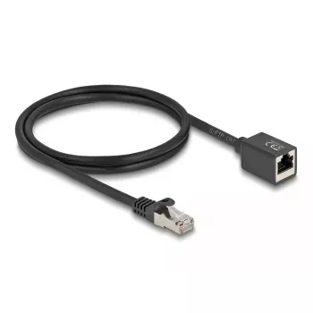 Tīkla kabelis DeLOCK 90294 RJ-45 Cat6a 1 m Melns