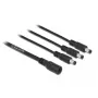 DC sadalītāja kabelis DeLOCK 83021 5.5 x 2.1 mm 1 x sievišķais uz 3 x vīrišķajiem