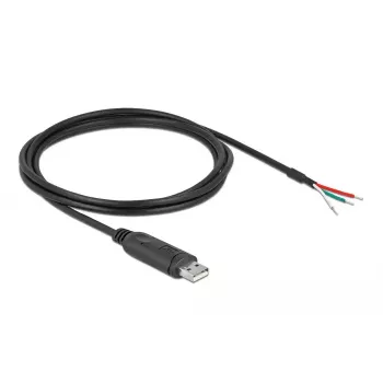 Adaptera kabelis USB 2.0 Type-A uz Serial RS-232 2m DeLOCK 90428