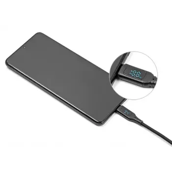 DeLOCK USB 2.0 ātrās uzlādes kabelis USB Type-C + USB Type-A vīrietis uz USB Type-C vīrietis PD 3.1 140 W 1,20 m
