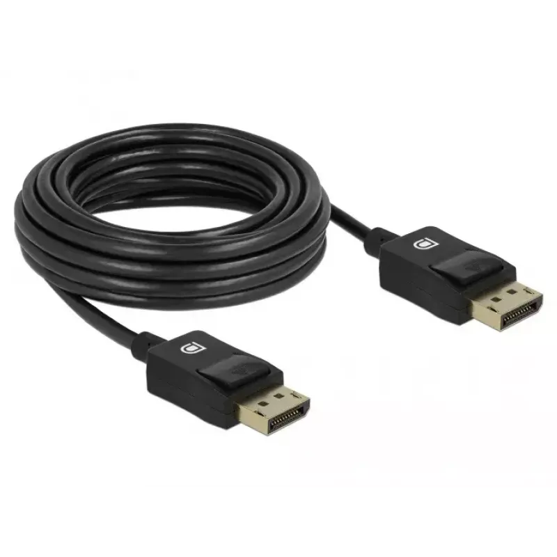 DisplayPort kabelis DeLOCK 85304 5 m Melns